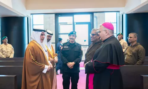 ക്രൈസ്തവ മതനേതാക്കളുമായി കൂടിക്കാഴ്ച നടത്തി കിരീടാവകാശി