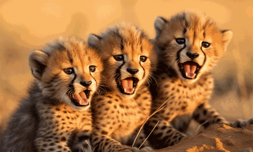 കുനോ നാഷനൽ പാർക്കിൽ കുഞ്ഞു അതിഥികൾ; ‘ജ്വാല’ക്ക് പിറന്നത് അഞ്ച് കുഞ്ഞുങ്ങൾ