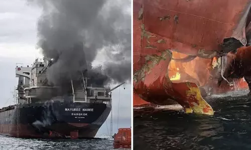 ഇന്ത്യയിലേക്ക് പുറപ്പെട്ട തായ്കപ്പലിന് നേരെ ഹുർമുസ് കടലിടുക്കിൽ ആക്രമണം