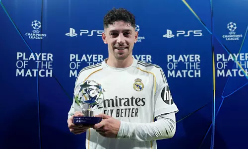 Federico Valverde player of the match