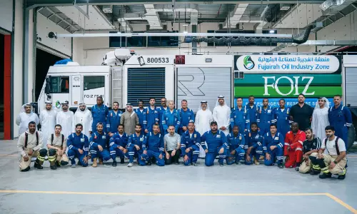 ഊർജ മന്ത്രി ഫുജൈറ എണ്ണ വ്യവസായ മേഖല സന്ദർശിച്ചു