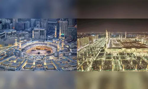 റ​മ​ദാ​ൻ അ​വ​സാ​ന പ​ത്ത് ​​;മ​ക്ക, മ​ദീ​ന ഹ​റ​മു​ക​ളി​ൽ വി​ശ്വാ​സി​ക​ളു​ടെവ​ൻ തി​ര​ക്ക്