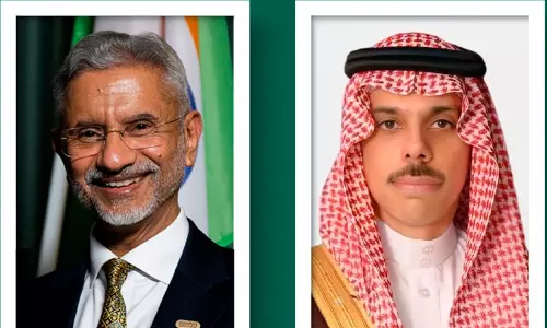 പശ്ചിമേഷ്യൻ സുരക്ഷയും സമാധാനവും: ഇന്ത്യ-സൗദി വിദേശകാര്യ മന്ത്രിമാർ ചർച്ച നടത്തി