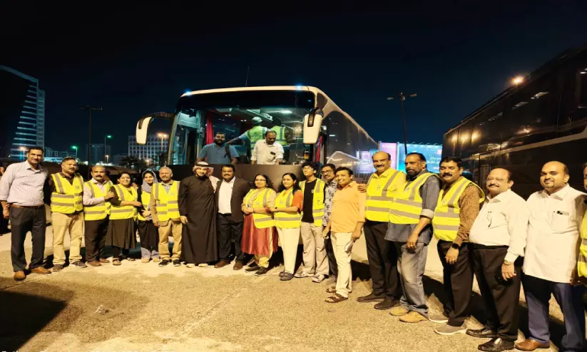 ബഹ്റൈൻ കേരളീയ സമാജം ആദ്യ ചാർട്ടേർഡ് വിമാനം കൊച്ചിയിലെത്തി ബഹ്റൈൻ കേരളീയ സമാജം ആദ്യ ചാർട്ടേർഡ് വിമാനം കൊച്ചിയിലെത്തി