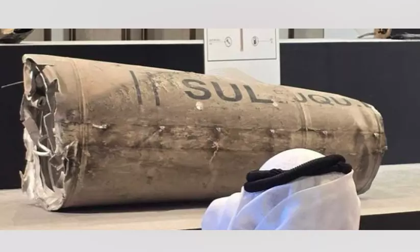 യു.എ.ഇയിൽ 6 ബാലിസ്റ്റിക് മിസൈലുകളും 21 ഡ്രോണുകളും തകർത്തു യു.എ.ഇയിൽ 6 ബാലിസ്റ്റിക് മിസൈലുകളും 21 ഡ്രോണുകളും തകർത്തു