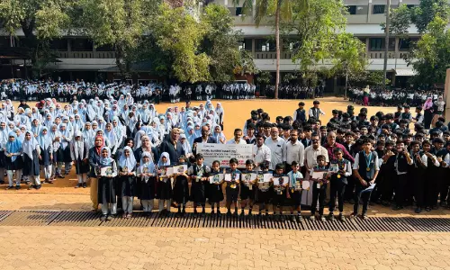 ‘മാ​ധ്യ​മം’ ഹെ​ല്‍ത്ത് കെ​യ​റി​ന് കൊ​ണ്ടോ​ട്ടി മ​ര്‍ക​സ് സ്‌​കൂ​ളി​ന്റെ കൈ​ത്താ​ങ്ങ്