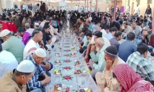 ഹ​ഫ​ർ അ​ൽ ബാ​ത്തി​ൻ ഒ.​ഐ.​സി.​സി ‘അ​ഹ്‌​ല​ൻ റ​മ​ദാ​ൻ’ മെ​ഗാ ഇ​ഫ്താ​ർ സം​ഗ​മം