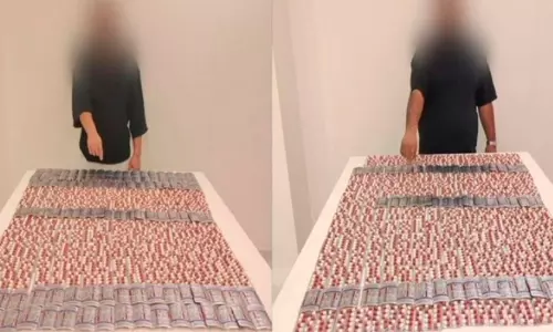 മസ്‌കത്ത് വിമാനത്താവളത്തിൽ 4,900ലധികം മയക്കുമരുന്ന് ഗുളികകൾ പിടികൂടി