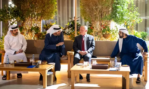 യു.എ.ഇ പ്രസിഡന്റും ജോർഡൻ രാജാവും കൂടിക്കാഴ്ച നടത്തി
