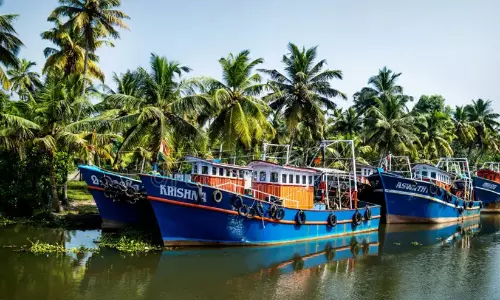 മത്സ്യബന്ധന വള്ളങ്ങൾ കൂട്ടിയിടിച്ച് തൊഴിലാളിക്ക് പരിക്ക്
