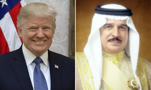 ഹമദ് രാജാവുമായി ഫോണിൽ സംസാരിച്ച് ട്രംപ് ഹമദ് രാജാവുമായി ഫോണിൽ സംസാരിച്ച് ട്രംപ്