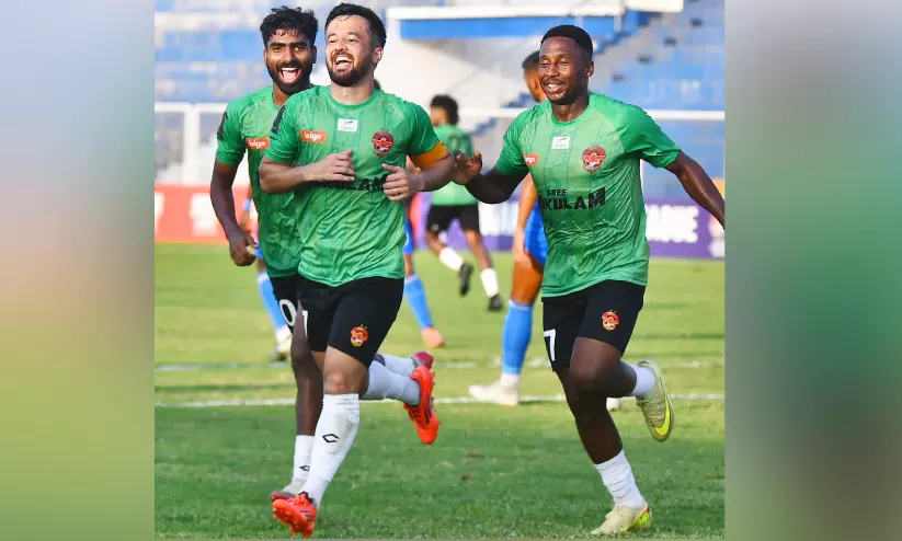 ഗോകുലത്തിന് പെരുന്നാൾ സന്തോഷം; ഇന്ത്യൻ ഫുട്ബാൾ ലീഗിൽ ഗോകുലം കേരള എഫ്.സിക്ക് ആദ്യ ജയം ഗോകുലത്തിന് പെരുന്നാൾ സന്തോഷം; ഇന്ത്യൻ ഫുട്ബാൾ ലീഗിൽ ഗോകുലം കേരള എഫ്.സിക്ക് ആദ്യ ജയം