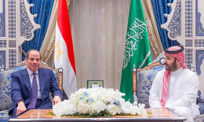 പശ്ചിമേഷ്യൻ മേഖലയിലെ സൈനിക സംഘർഷം: സൗദി കിരീടാവകാശിയും ഈജിപ്ഷ്യൻ പ്രസിഡൻറും ചർച്ച നടത്തി പശ്ചിമേഷ്യൻ മേഖലയിലെ സൈനിക സംഘർഷം: സൗദി കിരീടാവകാശിയും ഈജിപ്ഷ്യൻ പ്രസിഡൻറും ചർച്ച നടത്തി