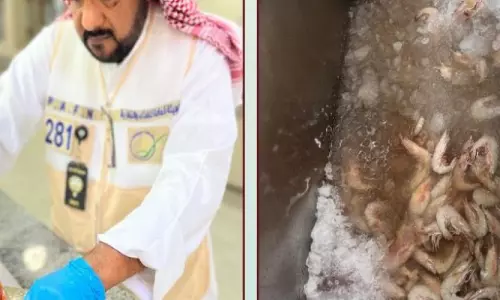 കേടായ മൽസ്യവും ചെമ്മീനും പിടിച്ചെടുത്തു