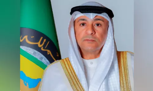 ഇ​റാ​ൻ ആ​ക്ര​മ​ണ​ത്ത അ​പ​ല​പി​ച്ച്​ ജി.​സി.​സി സെ​ക്ര​ട്ട​റി ജ​ന​റ​ൽ ജാ​സിം അ​ൽ ബു​ദൈ​വി