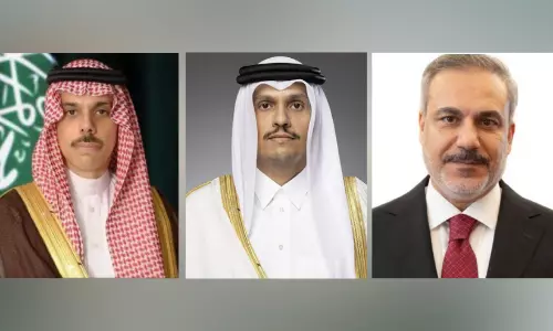 മേഖലയിലെ സംഘർഷം; നയതന്ത്ര നീക്കങ്ങളുമായി ഖത്തർ മേഖലയിലെ സംഘർഷം; നയതന്ത്ര നീക്കങ്ങളുമായി ഖത്തർ