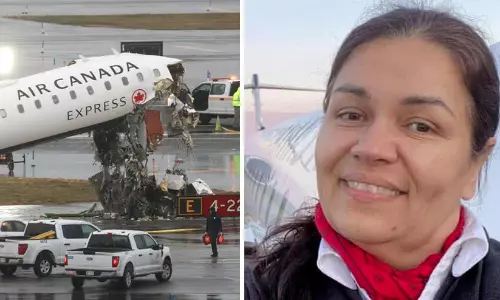 ‘അമ്മയ്ക്കൊരു കാവൽ മാലാഖയുണ്ടായിരുന്നു’; ന്യൂയോർക്കിലെ വിമാനാപകടത്തിൽ നിന്ന് അത്ഭുതകരമായി രക്ഷപ്പെട്ട് എയർ കാനഡ ജീവനക്കാരി