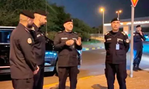 സുരക്ഷാ ചെക്ക്‌പോസ്റ്റുകളിൽ ആഭ്യന്തര മന്ത്രാലയം അണ്ടർസെക്രട്ടറി പരിശോധന