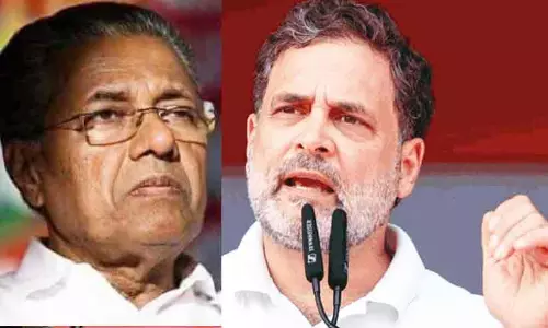 പോരാട്ടം ബി.ജെ.പി, എൽ.ഡിഎഫ് കൂട്ടുകെട്ടിനെതിരെയെന്ന് രാഹുൽ ഗാന്ധി; പിണറായിയുടെ ‘വീട്ടിൽ പോയി ചോദിക്ക്’ പരാമർശത്തിനെതിരെയും ഒളിയമ്പ്