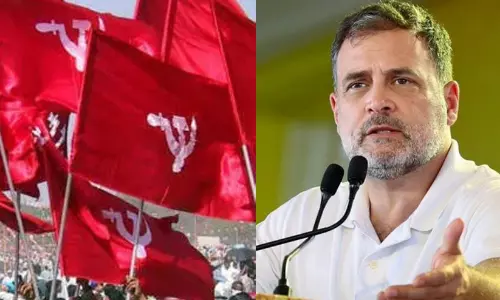 ‘കുടില തന്ത്രം കേരളത്തിലെ ജനം തിരിച്ചറിയും...’; രാഹുൽ ഗാന്ധിയുടെ പ്രസ്താവന തള്ളി സി.പി.എം പോളിറ്റ് ബ്യൂറോ ‘കുടില തന്ത്രം കേരളത്തിലെ ജനം തിരിച്ചറിയും...’; രാഹുൽ ഗാന്ധിയുടെ പ്രസ്താവന തള്ളി സി.പി.എം പോളിറ്റ് ബ്യൂറോ