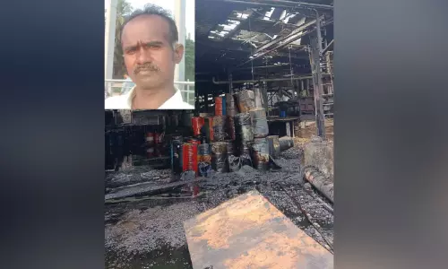 കരിഓയിൽ സംസ്കരണ കമ്പനിയിൽ തീപിടിത്തം; അന്തർസംസ്ഥാന തൊഴിലാളി മരിച്ചു