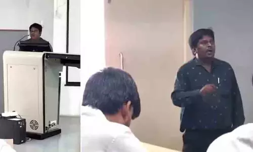 ക്ലാസ് മുറിയിൽ പ്രഫസറുടെ പ്രണയാഭ്യർഥന: കൈയേറ്റം നടത്തി വിദ്യാർഥികൾ, കോളജിൽ സംഘർഷം