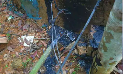 കുടിവെള്ള പൈപ്പുകൾ തീവെച്ച് നശിപ്പിച്ചു; പൊലീസ് കേസെടുത്തു കുടിവെള്ള പൈപ്പുകൾ തീവെച്ച് നശിപ്പിച്ചു; പൊലീസ് കേസെടുത്തു