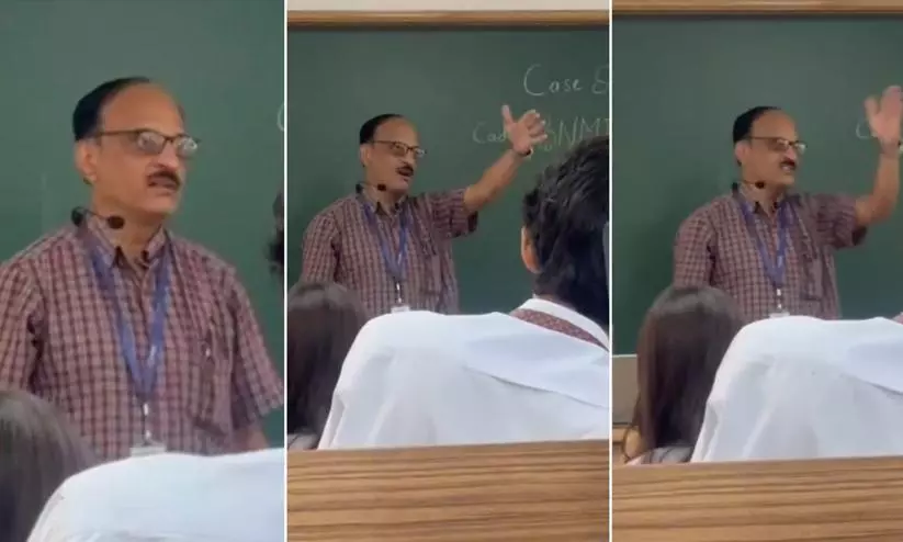 Professors outburst against student in class Professors outburst against student in class
