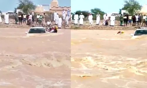 ബർക വാദി സിലായിൽ സാഹസിക രക്ഷാ പ്രവർത്തനവുമായി രക്ഷാസേനയും നാട്ടുകാരും ബർക വാദി സിലായിൽ സാഹസിക രക്ഷാ പ്രവർത്തനവുമായി രക്ഷാസേനയും നാട്ടുകാരും