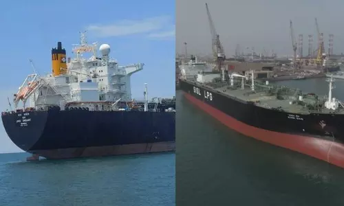 പ്രതിസന്ധിക്കിടയിലും ഇന്ത്യക്ക് ആശ്വാസം; ഹുർമുസ് കടലിടുക്ക് കടന്ന് രണ്ട് എൽ.പി.ജി കപ്പലുകൾ ഗുജറാത്തിലെത്തി പ്രതിസന്ധിക്കിടയിലും ഇന്ത്യക്ക് ആശ്വാസം; ഹുർമുസ് കടലിടുക്ക് കടന്ന് രണ്ട് എൽ.പി.ജി കപ്പലുകൾ ഗുജറാത്തിലെത്തി