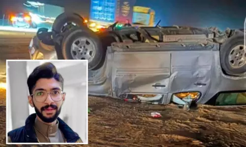 ഉംറക്ക് പോയ ബഹ്‌റൈൻ സ്വദേശികളുടെ കാർ അപകടത്തിൽപെട്ടു