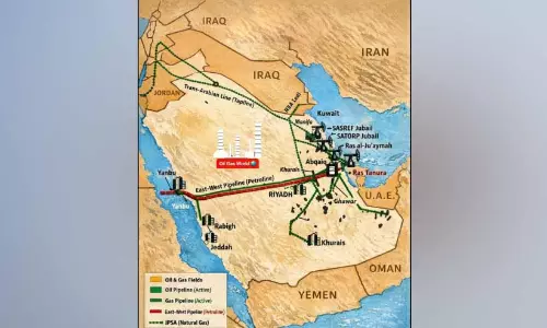 ഹു​ർ​മു​സ് പ്ര​തി​സ​ന്ധി; യാം​ബു തു​റ​മു​ഖം വ​ഴി എ​ണ്ണ​യൊ​ഴു​ക്ക് വ​ർ​ധി​പ്പി​ച്ച് സൗ​ദി അ​റേ​ബ്യ