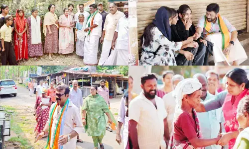 പ്ര​ചാ​ര​ണ​ചൂ​ടി​ൽ മു​ന്ന​ണി​ക​ൾ