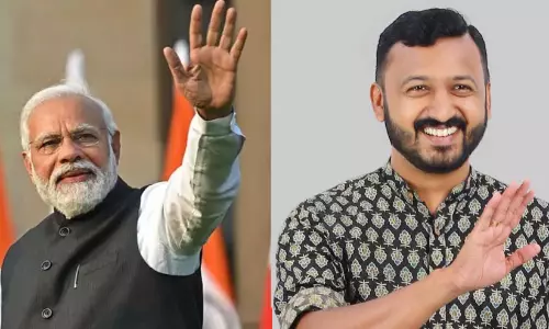 പാലക്കാട് എം.എൽ.എ സ്ത്രീ സുരക്ഷക്ക് ഭീഷണി -പ്രധാനമന്ത്രി നരേന്ദ്രമോദി