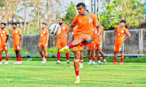 ഒരു ‘ഇൻറർനാഷനൽ’ കളി കൊച്ചിയിൽ കണ്ടാലോ...;ഇ​ന്ത്യ-​ഹോ​ങ്കോ​ങ് എ.​എ​ഫ്.​സി ഏ​ഷ്യ​ന്‍ ക​പ്പ് യോ​ഗ്യ​ത മ​ത്സ​രം നാ​ളെ ക​ലൂ​ർ സ്റ്റേ​ഡി​യ​ത്തി​ൽ