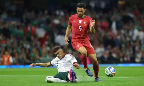 ലോ​ക​ക​പ്പ് സ​ന്നാ​ഹ മത്സരം; മെ​ക്സി​ക്കോ-​പോ​ർ​ചു​ഗ​ൽ പോരാട്ടം സ​മ​നി​ലയിൽ