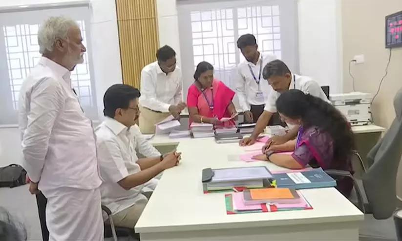 CM MK Stalin files nomination CM MK Stalin files nomination