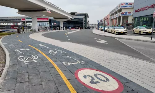 ദുബൈയുടെ മുഖച്ഛായ മാറ്റി പുത്തൻ സൈക്ലിങ്​ ട്രാക്കുകൾ