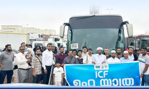 ഐ.സി.എഫ് ഉംറ സംഘത്തിന് യാത്രയയപ്പ് നൽകി