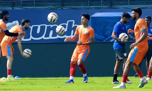 എ.​എ​ഫ്.​സി ഏ​ഷ്യ​ന്‍ ക​പ്പ്; ഇ​ന്ത്യ-ഹോ​ങ്കോ​ങ് മത്സരം ഇന്ന് കൊച്ചിയിൽ