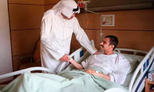 ഡ്രോൺ ആക്രമണത്തിൽ പരിക്കേറ്റ സൈനികരെ സന്ദർശിച്ച് പ്രതിരോധ മന്ത്രി