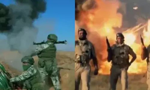 ‘അടുത്തേക്ക് വരൂ, നിങ്ങൾക്കായി ഞങ്ങൾ കാത്തിരിക്കുന്നു...’; യു.എസ് സൈന്യത്തെ വെല്ലുവിളിച്ച് ഇറാൻ -വിഡിയോ പുറത്തുവിട്ടു ‘അടുത്തേക്ക് വരൂ, നിങ്ങൾക്കായി ഞങ്ങൾ കാത്തിരിക്കുന്നു...’; യു.എസ് സൈന്യത്തെ വെല്ലുവിളിച്ച് ഇറാൻ -വിഡിയോ പുറത്തുവിട്ടു