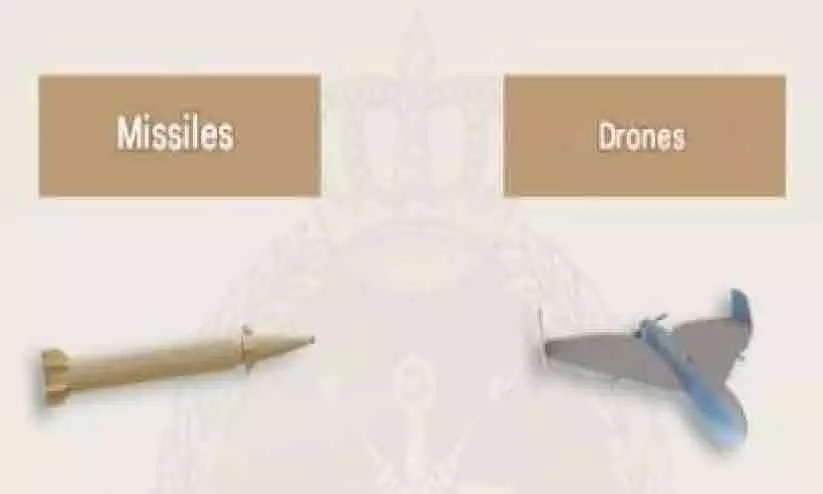 24 മണിക്കൂറിനിടെ അഞ്ചു ബാലിസ്റ്റിക് മിസൈലുകളും എഴു ഡ്രോണുകളും 24 മണിക്കൂറിനിടെ അഞ്ചു ബാലിസ്റ്റിക് മിസൈലുകളും എഴു ഡ്രോണുകളും