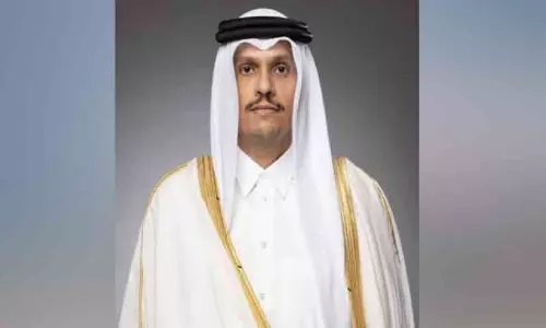 ഖ​ത്ത​ർ പ്ര​ധാ​ന​മ​ന്ത്രി-യു.​കെ വി​ദേ​ശ​കാ​ര്യ സെ​ക്ര​ട്ട​റി ആ​ശ​യ​വി​നി​മ​യം ന​ട​ത്തി