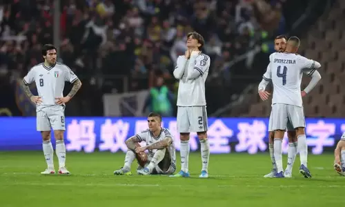 ഇറ്റലിക്ക് യോഗമില്ല! അസൂറികളില്ലാതെ വീണ്ടുമൊരു ലോകകപ്പ്; പ്ലേ ഓഫ് ഫൈനലിൽ ബോസ്നിയയോട് തോറ്റു