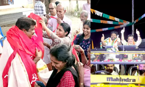 സ്ഥാനാർഥിക്കൊപ്പം ആലപ്പുഴ; വികസനം തുടരാനായി പി.പി. ചിത്തരഞ്ജൻ, ആലപ്പുഴ ചെറുപ്പമാകണം മാറ്റം വേണം -എ.ഡി. തോമസ്