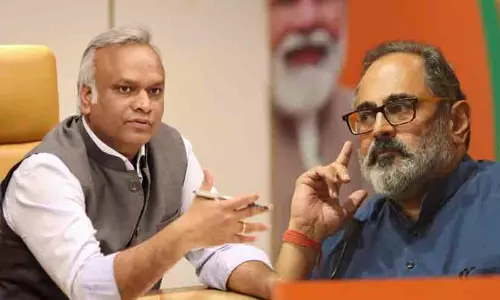 രാജീവ് ചന്ദ്രശേഖർ ബി.ജെ.പി അധ്യക്ഷനാകാൻ ഏക കാരണം സമ്പത്ത്; രാഷ്ട്രീയക്കാരൻ എന്ന നിലയിൽ ഒന്നും ചെയ്തിട്ടില്ല -പ്രിയങ്ക് ഖാർഗെ