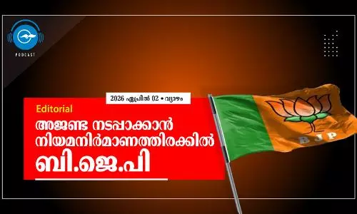 അ​ജ​ണ്ട ന​ട​പ്പാ​ക്കാ​ൻ നി​യ​മ​നി​ർ​മാ​ണ​ത്തി​ര​ക്കി​ൽ ബി.​ജെ.​പി