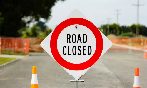 റോ​ഡ് താൽക്കാലികമായി അ​ട​ച്ചി​ടും