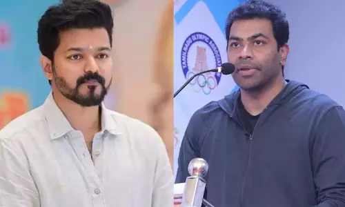 ‘വിജയ് യെ അപമാനിക്കുന്ന ചിത്രം ഒരു ദിവസംപോലും തിയറ്ററിലുണ്ടാകില്ല, പിന്നിൽ ഡി.എം.കെയും ബി.ജെ.പിയും’ - ആരോപണവുമായി ടി.വി.കെ നേതാവ്